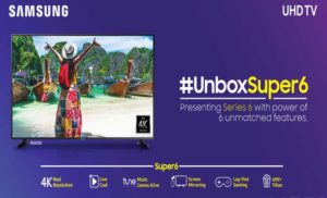 सैमसंग ने लॉन्च किया यूएचडी टीवी लाइन-अप Super6 सुविधाओं के साथ