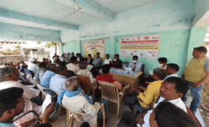 Bihar News : शत-प्रतिशत कोरोना टीकाकरण को लेकर बैठक आयोजित कर किया गया जागरूक