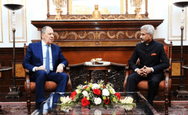 विदेश मंत्री जयशंकर ने अपने रूसी समकक्ष लावरोव से वार्ता की